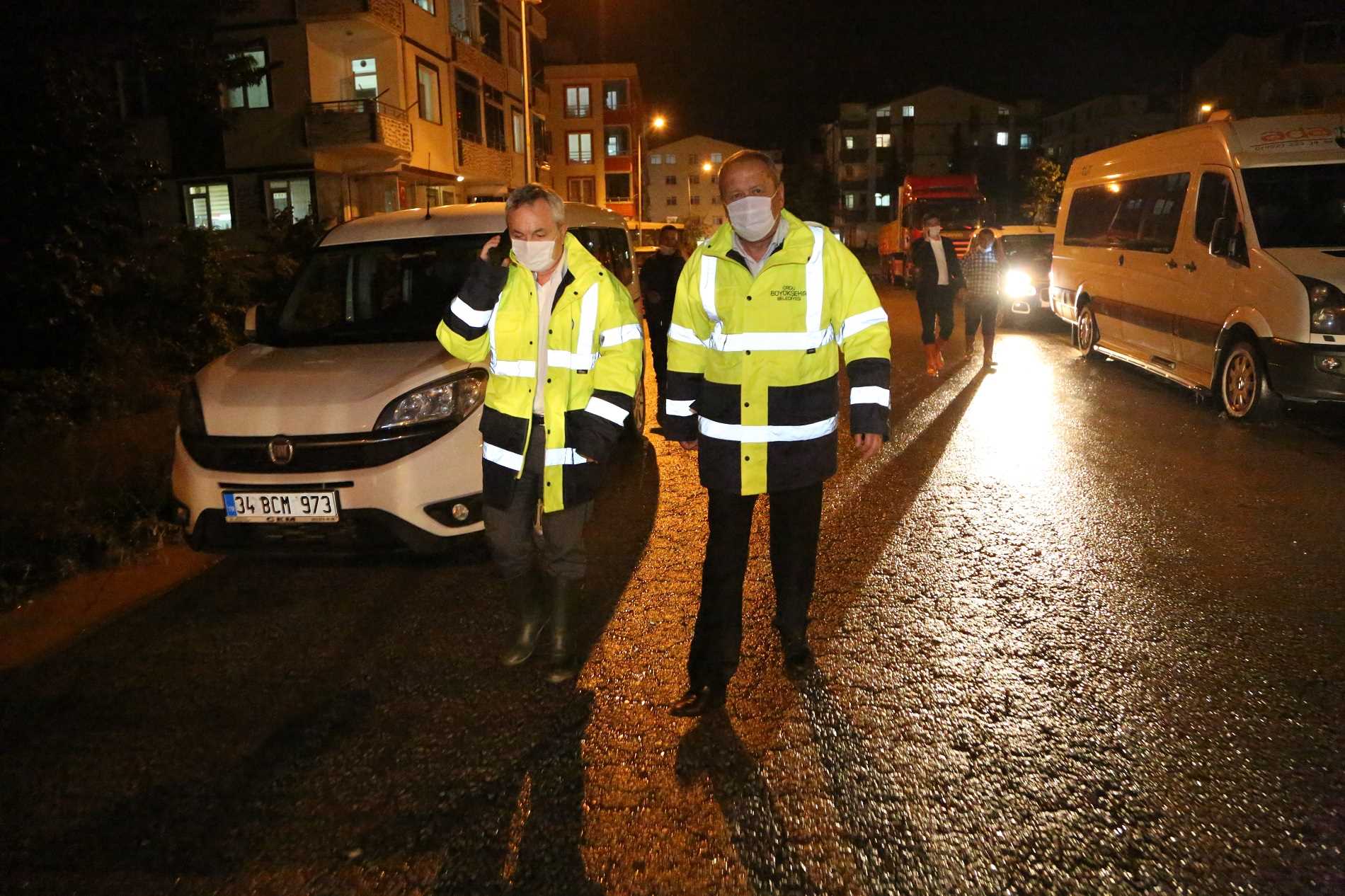 ORDU’DA ŞİDDETLİ YAĞIŞA HIZLI MÜDAHALE